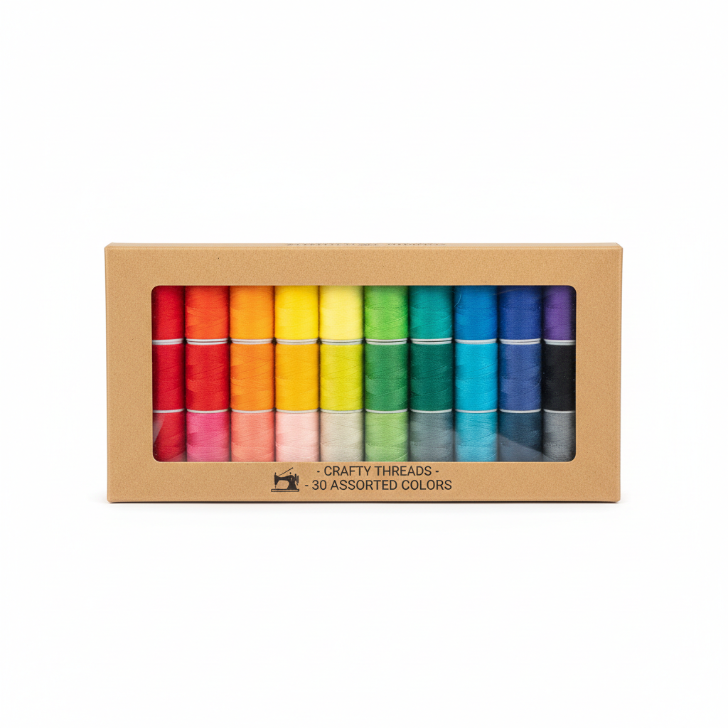 Kit 30 Carretéis de Linha